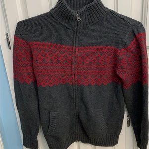 Gap Kids Fair Ilse zip front cotton sweater